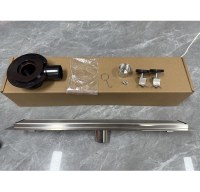 Caniveau de drainage linéaire horizontal en acier inoxydable de haute qualité pour douche, avec divers grilles de sol