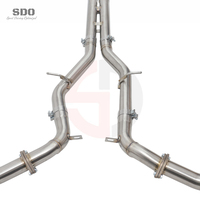 Tuyaux d'échappement Catback SD Performance pour Mercedes-Benz E63/E63S AMG W212 5.5TT 2012-2017, échappement à soupapes avec double silencieux