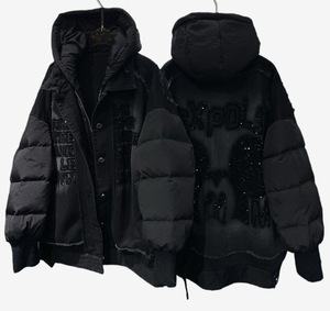 6908/レディース トレンドジャケット 通気性 カジュアルスタイル ストリートファッション ヘビーニット生地 ブランド おしゃれな服 - Product Image 1