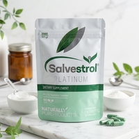 Sachet d'emballage personnalisable en PET à haute résistance, refermable et anti-humidité pour capsules et poudres de compléments alimentaires