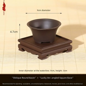Mini Vasi in Resina per Piante Succulente, Design Minimalista con Base ad Acqua, per Uso in Centri Commerciali, Fioriere Durevoli per Cactus e Bonsai - Product Image 3
