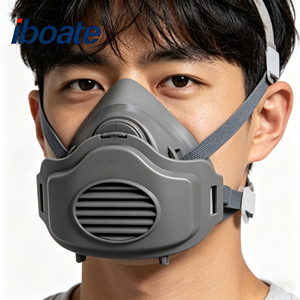 Maschera Antigas Riutilizzabile TPE 550P di Alta Qualità, Copertura Completa o Mezza Faccia, Protezione a 3 Strati, Antipolvere, Regolabile - Product Image 1