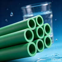 Tuyau PPR antibactérien pour l'eau potable, idéal pour les villas, appartements et systèmes de canalisations d'eau domestiques