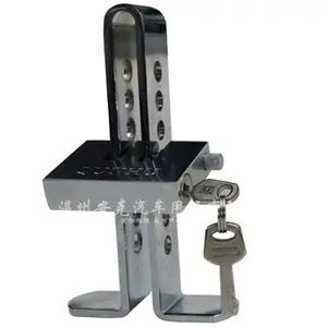 Lock Car Brake Stainless Safety Lock Tool Accelerator Pedal Lock
