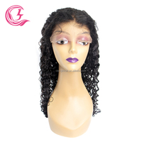 CLJhair Vendeurs Très Bon Cheveux Cheveux 100% Vierge Brésilienne Vague d'Eau 5x7 Perruque Lace pour Femme