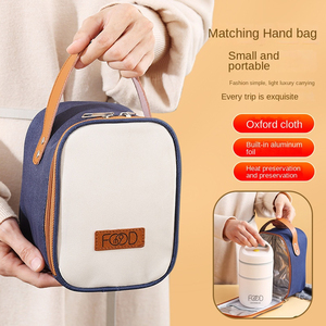 Hộp cơm giữ nhiệt bằng thép không gỉ, ly ăn sáng, bình đựng thức ăn hai lớp cho trẻ em kèm thìa - Product Image 3