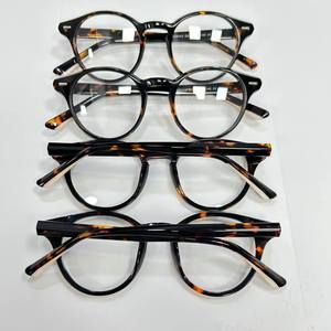 Montures de lunettes en acétate pour filles rondes à la mode rétro Montures de lunettes optiques <span class=keywords><strong>Correction</strong></span> de la vision Vente en gros mixte - Product Image 2