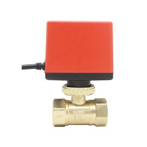 Unidad de bobina de ventilador de latón Industrial OEM válvula de bola motorizada Válvula de Control fuente de alimentación 24V/110V/220V piezas para sistema Hvac - Product Image 1