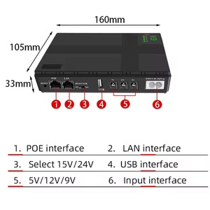 Mini UPS Portátil Multifunción de Alta Capacidad, Fuente de Alimentación Ininterrumpida para <span class=keywords><strong>Teléfono</strong></span> <span class=keywords><strong>Móvil</strong></span>, Router y Monitoreo - Product Image 4
