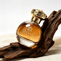 Nouveauté - Flacon de parfum personnalisé 30 ml - Flacons de parfum vides en verre ambré 50 ml - Flacons de parfum ronds vides de luxe avec emballage
