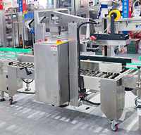 Scelleuse automatique de cartons à prix d'usine, scelleuse de cartons haut et bas, machine à sceller les boîtes