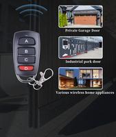 YET084 Télécommande sans fil RF 433mhz/315mhz Co-py pour porte automatique avec boutons ABCD