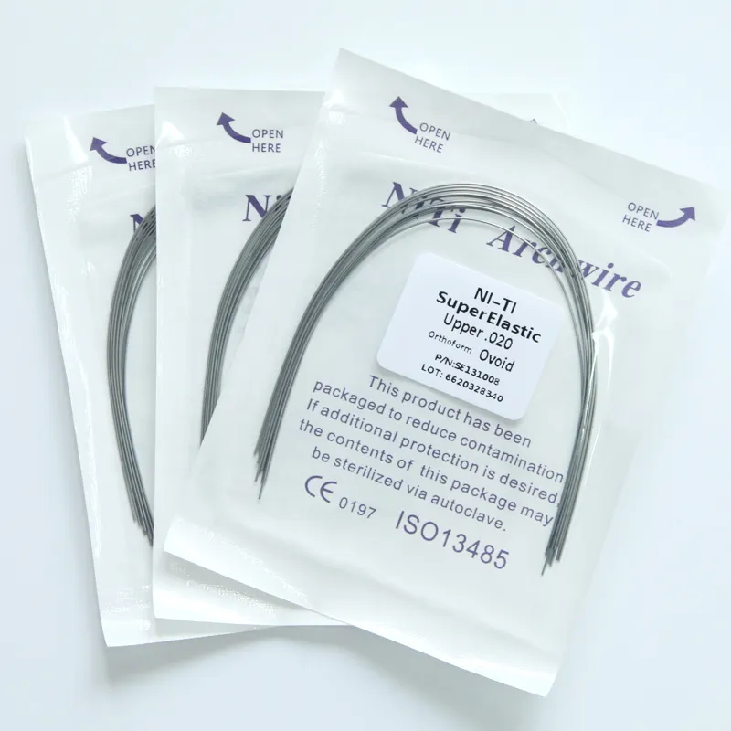 Meitdental Factory dental orthodontic niti super elastic arch wires