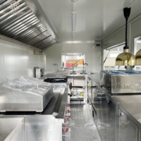 Unité de restauration mobile haute performance de 16 pieds, grande capacité, remorque alimentaire remorquable pour snacks, hot-dogs, hamburgers, pizzas, churros, BBQ