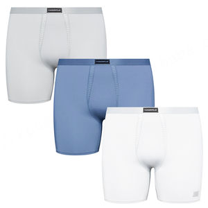 Venta al por mayor de verano deportes malla piel amigable transpirable Madal de gran tamaño plana esquina Calzoncillos bóxer para hombre - Product Image 4