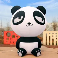 Panneau de publicité extérieure, 10 pièces, décoration, en forme d'animal, Panda, gonflables