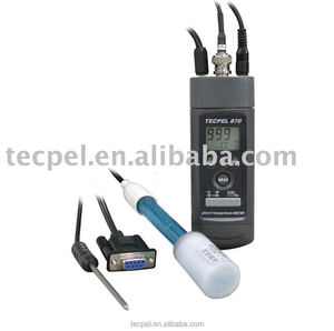 เครื่องวัดค่า pH/mV/อุณหภูมิแบบดิจิตอล PH-870 TECPEL พร้อมอินเทอร์เฟซ RS-232 รองรับ OEM/ODM ปรับแต่งได้ ความแม่นยำสูง 0.01pH สำหรับน้ำดื่ม - Product Image 3