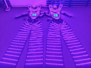 Traje <span class=keywords><strong>de</strong></span> Robot LED Brillante para Fiestas, Carnavales, Discotecas y Espectáculos - Product Image 5