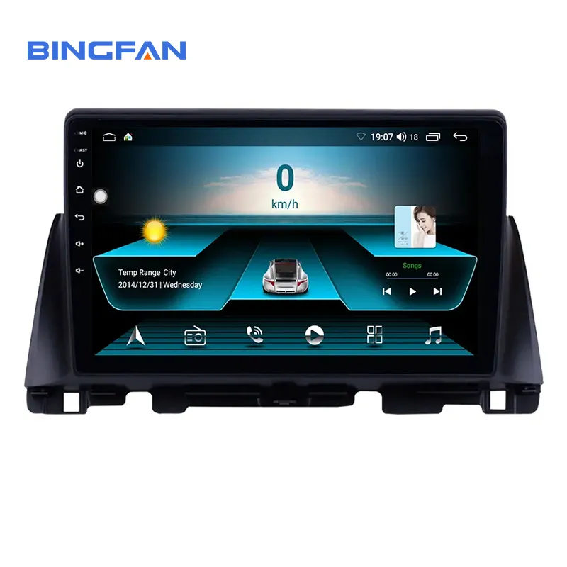 Android 10 Autoradio dokunmatik ekran 2 din araç DVD oynatıcı oynatıcı GPS Stereo Kia K5 2015-2017