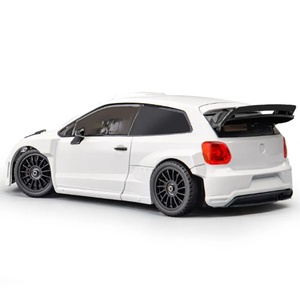 รถดริฟท์บังคับวิทยุ SJY-LD2801 PRO รุ่น 1:28 สเกล 2.4G POLO R ขับเคลื่อน 4 ล้อ พร้อมโครงโลหะ สาย USB ระยะควบคุม 20 เมตร รถของเล่นไฟฟ้า - Product Image 6