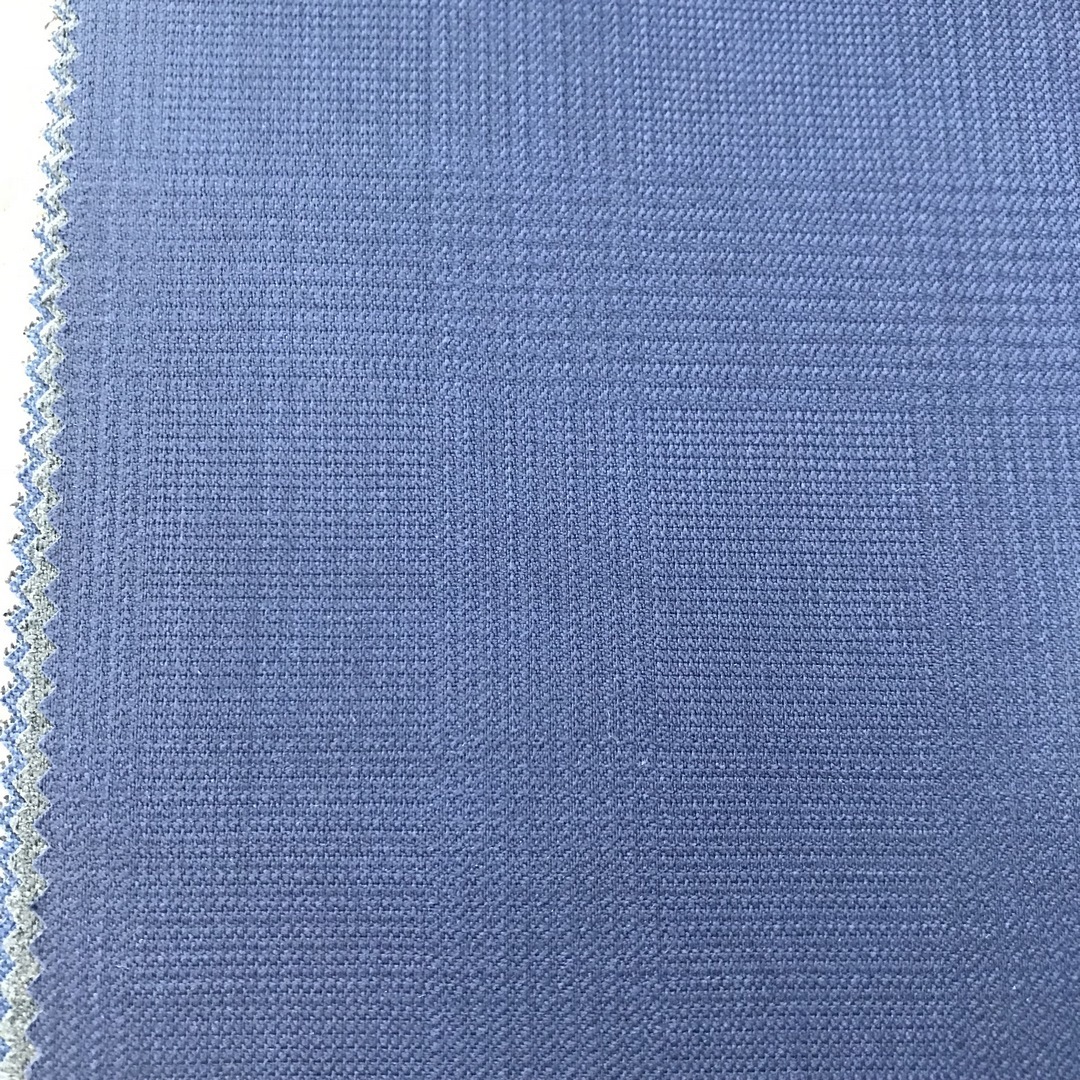 High Quality Men Stretch Fabric Shirt 50%Wool 40%Polyester 10%Tencil Worsted Wool Fabric Jacket