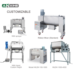 Nhà Máy Giá WLDH-100 công nghiệp đôi <span class=keywords><strong>Ribbon</strong></span> khuấy 100/200/300/500/1000 L duy nhất đôi <span class=keywords><strong>Ribbon</strong></span> Máy xay sinh tố Máy trộn - Product Image 4