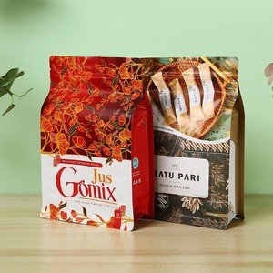 Custom OEM Moisture-Proof Aluminum Foil Side Sealed <b>Square</b> Flat Bottom Stand Pouch Coffee <b>bean</b> Packaging <b>Bag</b> with Zipper - Product Image 1