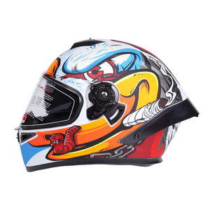 フルフェイスヘルメットXs S M L Xl Xxlサイズドイツモーターサイクルモトクロスドットヘルメット - Product Image 1