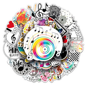 HOYO - Juego <span class=keywords><strong>de</strong></span> 500 pegatinas <span class=keywords><strong>de</strong></span> vinilo, diseños <span class=keywords><strong>de</strong></span> armas, tarot, animales, viajes, Francia, música, gatos, luchadores, guitarra, camión <span class=keywords><strong>de</strong></span> bomberos, Tailandia, pegatinas <span class=keywords><strong>de</strong></span> PVC - Product Image 5