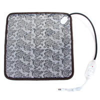 Lit chauffant réglable pour animaux de compagnie, couverture électrique avec cordon en acier résistant à la mastication, coussin chauffant pour animaux de compagnie