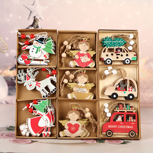 Decoraciones navideñas, nuevo Papá Noel de dibujos animados, ángel, reno, estilo creativo europeo y americano para Navidad - Product Image 3