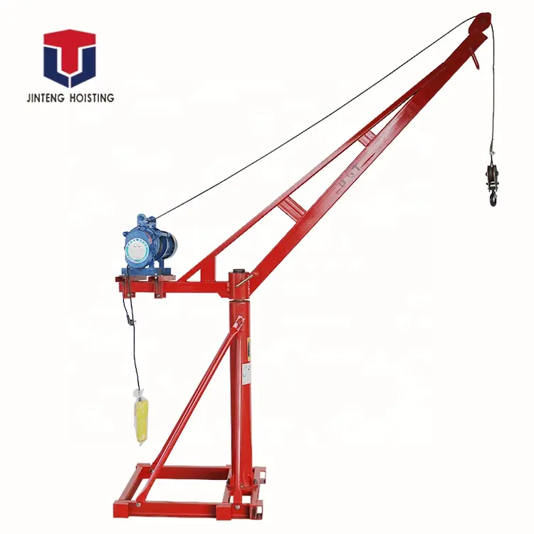 Yeni coming üretim mini makinesi inşaat ekipmanları küçük kaldırma crane100-1000kg