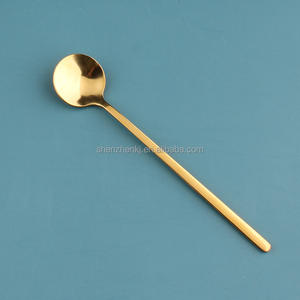 Offre Spéciale Miel Cuillères À Café Mélange Cuillère Salade Ensemble Corée Soupe à Long Manche Cuillère À Café Cuillère De Cuisine Gadget Outils Accessoires - Product Image 4