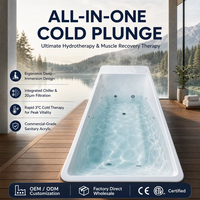 Baignoire de Plongée Froide Tout-en-un PREMIUM PICK 220V pour 1-2 Personnes, Idéale pour la Maison et la Salle de Sport, Stock USA
