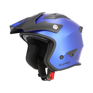 Casco Moto Acerbis Jet Aria Metallic Blu - Product Image 1