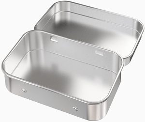 <b>Box</b> Jewelry Metal case <b>Small</b> Gift <b>Box</b> <b>Small</b> Rectangular Hinged Tin <b>Box</b> - Product Image 2