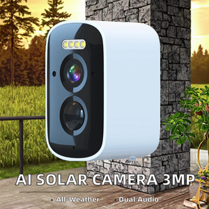 AI الذكية 3MP HD لون الرؤية الليلية ، مستشعر CMOS WiFi تسجيل الحركة تتبع الإنسان - Product Image 3