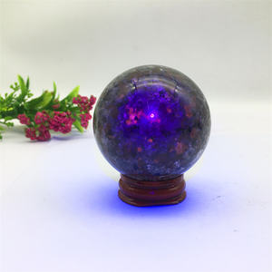 Esfera de Yooperlita de Cristal Natural al por Mayor, Venta Caliente, para Sanación y Decoración, Decoración de Bola de Fuego - Product Image 2