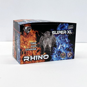 Caja de papel de diseño personalizado para Rhino 7 píldoras suplemento de mejora masculina embalaje caja de blíster de tarjeta de poder sexual más fuerte - Product Image 5