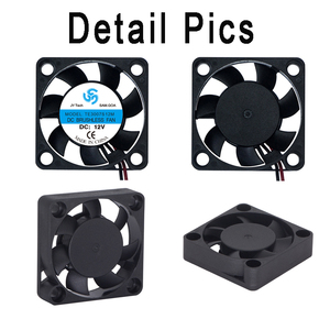 Quạt làm mát trục hướng tâm siêu nhỏ, tốc độ cao 8000 vòng/phút, sử dụng bi bạc DC, ODM, siêu nhỏ gọn, 5V/12V/24V, dành cho các dòng máy tính xách tay 3007, 2510, 3010 - Product Image 6