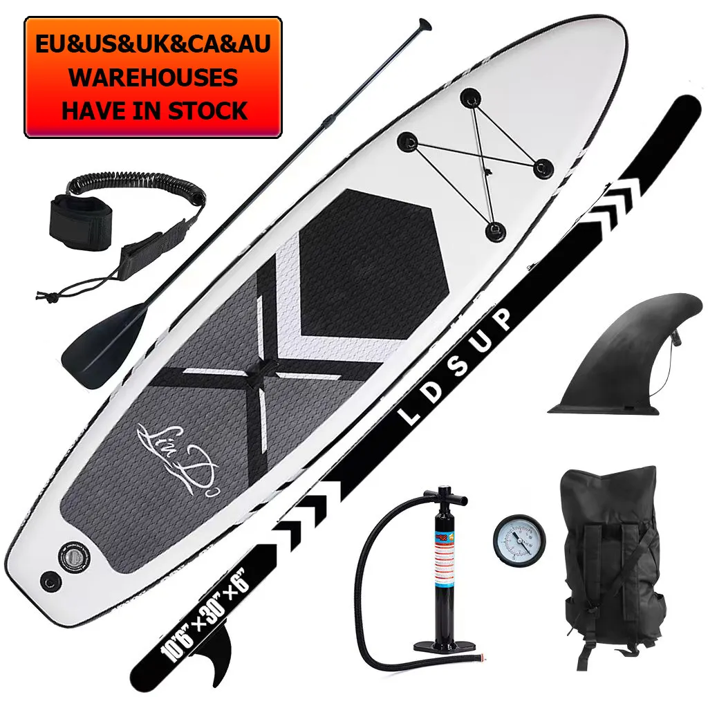 US UK EU Warehouse drop shipping sup stand up wholesale inflatable paddle board surfboard set