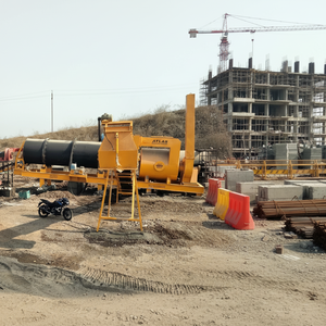 Centrale à béton Atlas, centrale à béton à tambour, machine à bitume à chaud, équipement de construction routière mobile, centrale à béton à mélange continu - Product Image 1