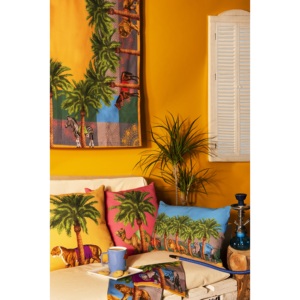 Cuscino in Tessuto Excelsa Home Deco Le Cirque Du Marrakech in Cotone Multicolore 45x20x30 cm - Product Image 6