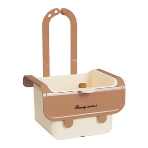 Multifunctional Kitchen Sink Drain Basket With Handle For Food Waste Filtering And Storage Cream Khaki Orange Pink - Product Image 2