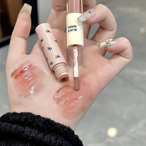 Espejo <span class=keywords><strong>de</strong></span> brillo <span class=keywords><strong>de</strong></span> labios <span class=keywords><strong>de</strong></span> doble cabeza, brillo <span class=keywords><strong>de</strong></span> agua transfronterizo, polvo gris, barro <span class=keywords><strong>de</strong></span> labios, brillo <span class=keywords><strong>de</strong></span> labios, maquillaje <span class=keywords><strong>de</strong></span> luz <span class=keywords><strong>de</strong></span> miel, pigmento desnudo, lápiz labial - Product Image 2