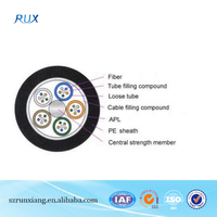 Cable de comunicación GYTA/GYTS, Cable de fibra óptica G652D de modo único, precio por metro
