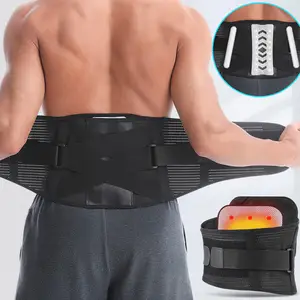 Cinturón lumbar de cintura baja con logotipo personalizado, cinturones de soporte médico para espalda