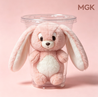 Jolie poupée en peluche miniature, animal en peluche doux, figurine en peluche personnalisée pour cadeau, décoration, vente en gros, fourniture d'usine