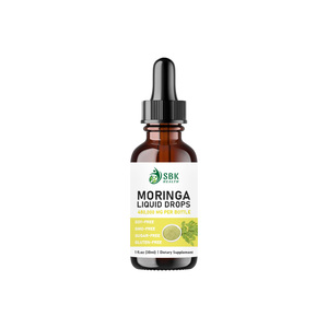 Gouttes liquides de Moringa à marque privée, extrait pur de feuilles de Moringa, favorise l'énergie, la santé de la peau et des cheveux - Product Image 1