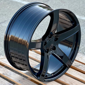 Jantes en alliage RCSR Gloss Black 5 branches à déport profond 18 19 20 22 pouces 5x114.3 pour Ford Mustang <span class=keywords><strong>Dodge</strong></span> Charger - Product Image 2